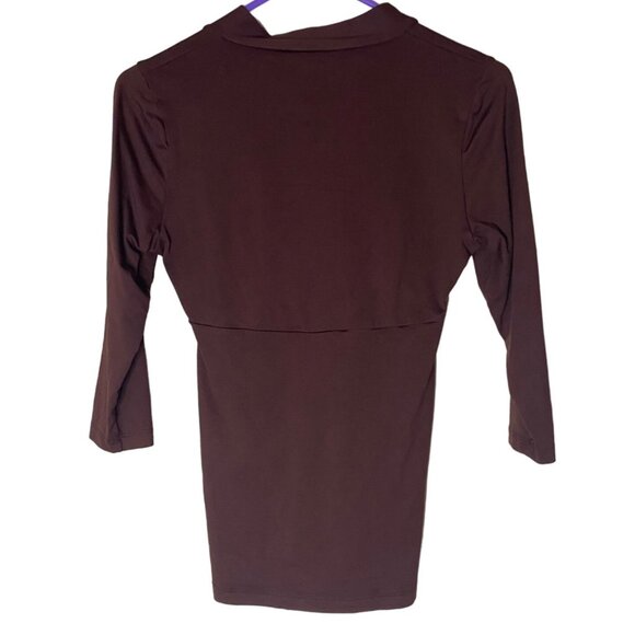 Patagonia Respite Top Size S Activewear Moisture Wicking Stretch Ruby - Picture 3 of 4